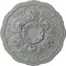 Ekena Millwork Cornelia Ceiling Medallion (Fits Canopies up to 4"), 22 1/2"OD x 1 1/2"P, Primed White CM22CN - alternate 1